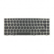 Teclado PT HP Compaq EliteBook 8460P Preto c/Frame Prateada Teclado PT HP Compaq EliteBook 8460P Preto c/Frame Prateada